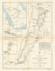 Southern Nejd: Routes from Riyadh & Wadi Dawasir. St. John Philby. RGS 1920 map