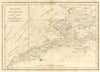 Chart of the Coasts of Zeeland & Belgium… Scheldt estuary Bruges. Faden 1805 map