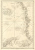 Coast of France—Cape Carteret to St.-Malo. Jersey Mont St-Michel. Faden 1805 map
