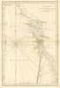Coast of France—Isle d’Yeu to Bordeaux. Oleron Gironde Ile de Ré. Faden 1805 map