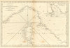 General Chart. Coast of Italy— Hyeres to Mont Circello & Corsica. Faden 1805 map