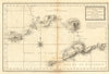Geometrical Survey of the Gulf of Naples. Capri Ischia Sorrento. Faden 1805 map