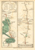 Windsor / Colnbrook—Slough—Salthill. John Cary turnpike road strip map 1790