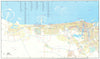 Dubai & United Arab Emirates folding tourist map. Rough Guide 100x70cm 2008