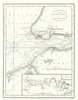 Road & Bay of Havre de Grace. Seine Estuary—Honfleur—Trouville. Faden 1793 map