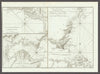 Coast of Corsica. Straits of Bonifacio & Porto Vecchio harbour. Faden 1793 map