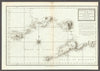 Geometrical Survey of the Gulf of Naples. Capri Ischia Sorrento. Faden 1793 map