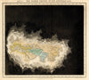 Known World in 1 AD—The Roman Empire of Augustus—Fog-of-ignorance map—Quin 1836