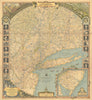 The Reaches of New York City—National Geographic—Historically annotated 1939 map