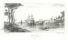 East Boyd New South Wales. Boydtown by John Carmichael 1848 old antique print