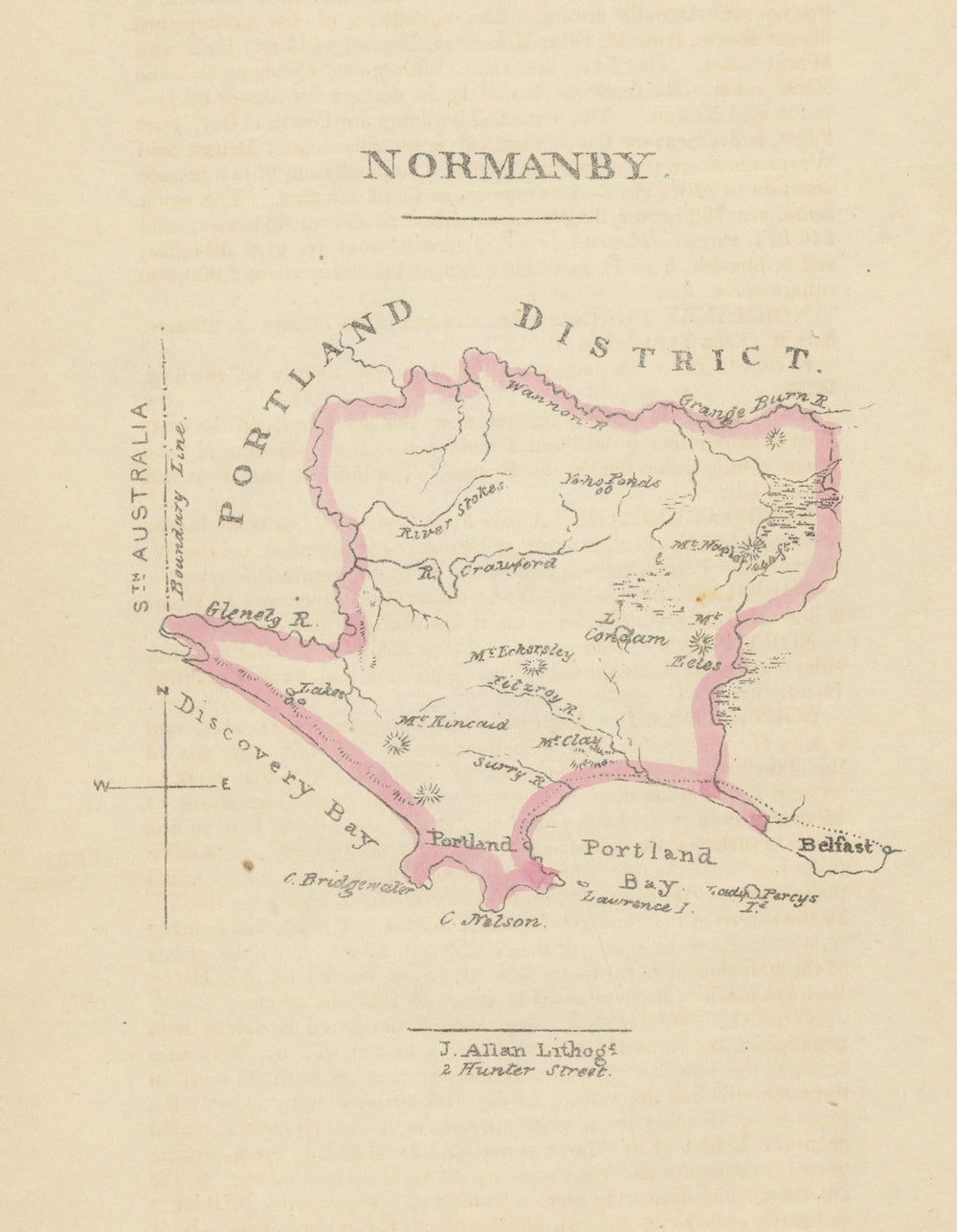 Normanby county/cadastral map by William Henry Wells/ John Allan—Victoria 1848