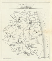 St-Estèphe—Haut-Médoc—Bordeaux vignobles/wine chateaux map—Cos d'Estournel 1838
