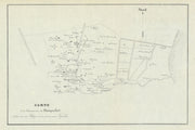 Blanquefort—Haut-Médoc—Bordeaux vignobles & wine chateaux map—Saint-Ahon 1839