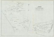Arsac, Le Pian & Parempuire—Haut-Médoc—Bordeaux vignobles—wine chateaux map 1839