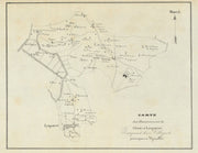 Civrac & Lesparre—Médoc—Bordeaux vignobles & wine chateaux map—Bournac 1839