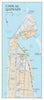 Vintage Umm Al Quwain town city plan, United Arab Emirates GEOprojects 2003 map