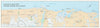 Vintage Coastal Routes Dubai, Sharjah, Ajman map. UAE. GEOprojects 2003