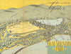 Bear Mountain Park panoramic pictorial tourist map—Hudson—New York State c1929