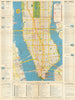 National City Bank—now Citibank—140th anniversary New York City plan 1952 map