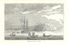 Balsa canoe boats at Arica – Peru 1832 old antique vintage print picture