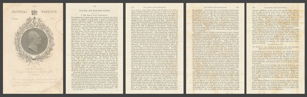 Search for John Ross's 2nd Arctic Expedition news report. Nautical Mag 1832