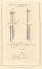 Plan of H.M.S. Malabar’s Topmasts by C. Bradbury — Nautical Magazine 1833
