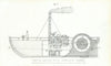 Charlotte Dundas section — World's 2nd successful steamboat — Nautical Mag 1833