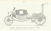 Lateral Section of Steam Carriage Model — Nautical Magazine 1833 old print