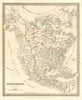 North America — Ross's 2nd Arctic Expedition & Back's route to find him 1833 map