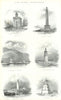 Ionian Islands lighthouses — Zakynthos — Kefalonia —Paxos—Strofades—Lefkada 1834