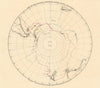 Part of the Southern Hemisphere, Shewing Recent Discoveries — Antarctic 1835 map