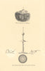 Ladder Hill Observatory & Time Ball, St Helena — Nautical Magazine 1835 print