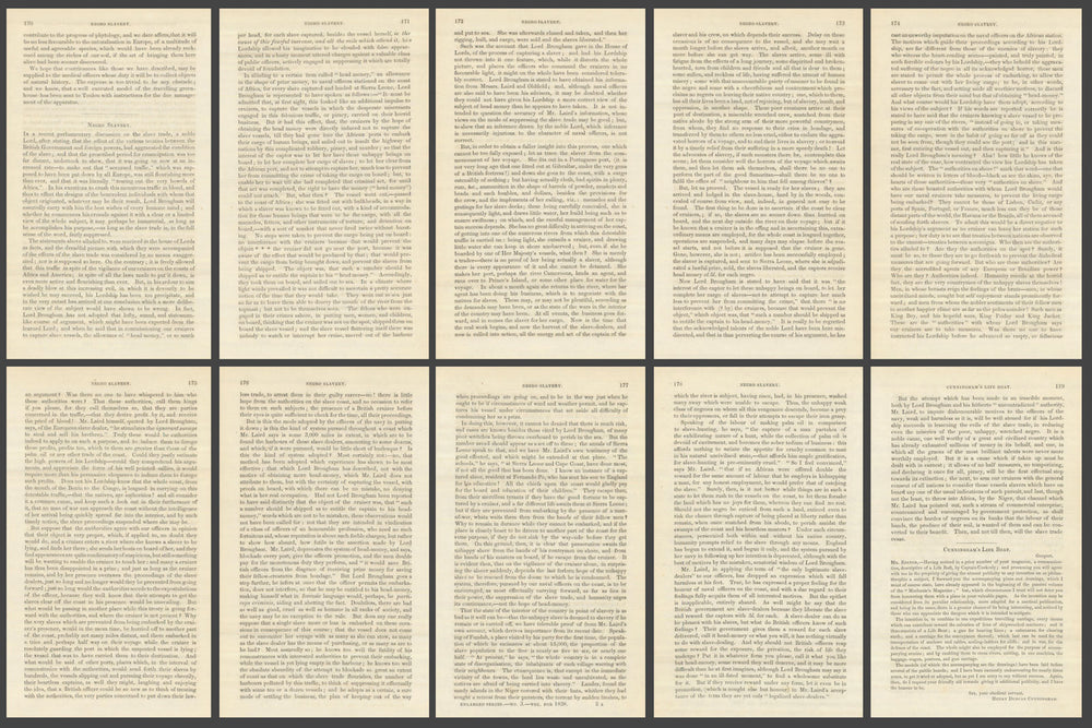 Description of the Negro Slave Trade — Nautical Magazine news report 1838