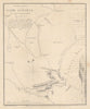 Cape Agulhas, South Africa by Charles Collier Michell, Surveyor General 1839 map