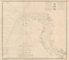 Bayonne, Adour estuary & Biarritz by M. Beautemps Beaupré 1839 old antique map