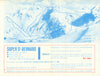 Super Saint-Bernard – Switzerland Suisse Schweiz ski piste/trial map 1969
