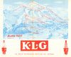 Anzère 1500 – Valais Switzerland Suisse Schweiz ski piste / trial map 1969
