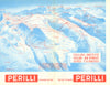 Villars–Bretaye–Roc d’Orsay – Switzerland Suisse ski piste/trial map 1969
