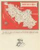 Entre-Deux-Mers wine vignoble appellation map – Bordeaux – Gironde 1946