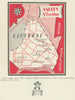 Sables Saint-Émilion wine vignoble appellation map – Bordeaux – Gironde 1946