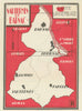 Sauternes et Barsac - Carte d'Assemblage wine map – Bordeaux – Gironde 1946