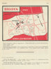 Brochon wine vineyard map – Côte de Beaune – Côte-d'Or – Burgundy 1946 old