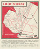 Ladoix-Serrigny wine vineyard map – Côte de Beaune – Côte-d'Or–Burgundy 1946