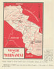 Vignoble du Moulin à Vent wine map – Beaujolais – Rhône–Saône-et-Loire 1946