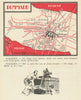 Pommard wine vineyard map – Côte de Beaune – Côte-d'Or – Burgundy 1946 old