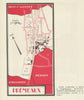 Prémeaux wine vineyard map – Côte de Beaune – Côte-d'Or – Burgundy 1946