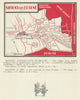Savigny-lès-Beaune wine vineyard map – Côte de Beaune/d'Or – Burgundy 1946