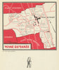 Vosne Romanée wine vineyard map – Côte de Nuits – Côte-d'Or – Burgundy 1946
