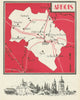 Arbois et Arbois Mousseux wine vignoble appellation map – Jura – Jura 1946