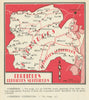 Corbières – Corbières Supérieurs wine map – Languedoc-Roussillon – Aude 1946